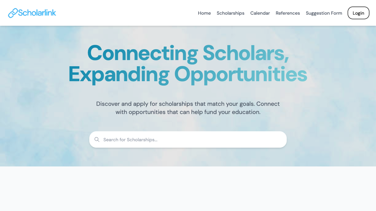 Scholarlink project screenshot