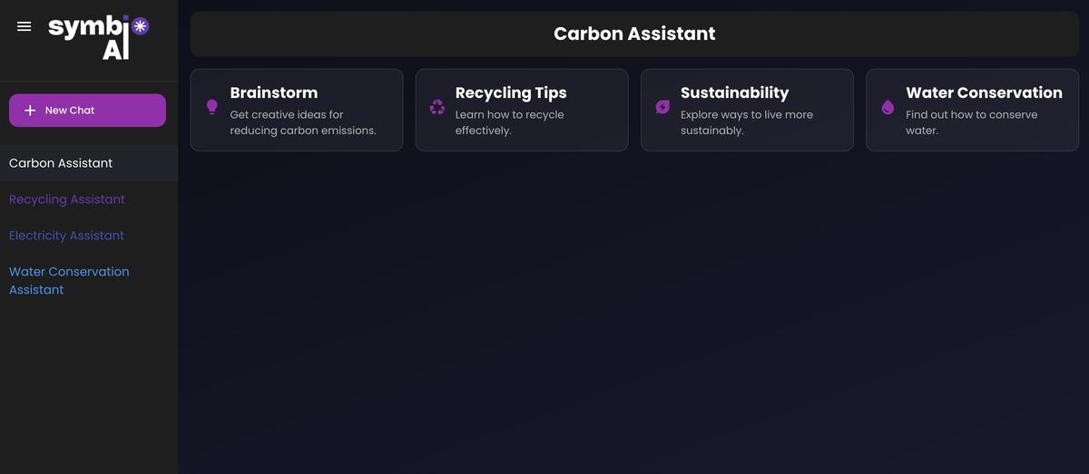 SymbioAI project screenshot